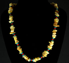Unique Australian Yellow Opal necklace