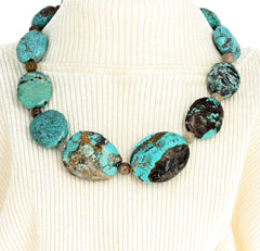 Turquoise and Labradorite Necklace